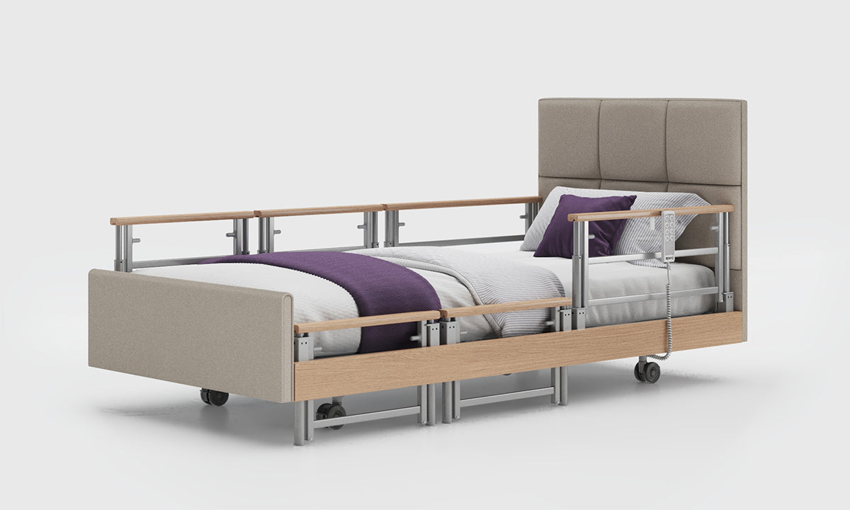 Signature Comfort Plus Profiling Bed - Light Grey